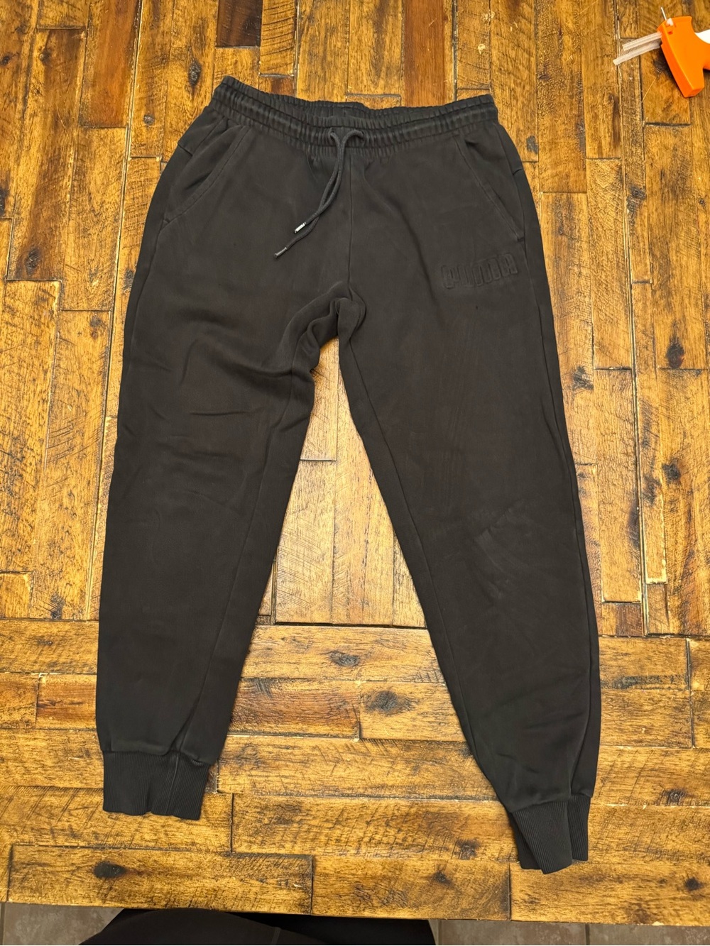 Puma Men's Black Jogger Sweatpants